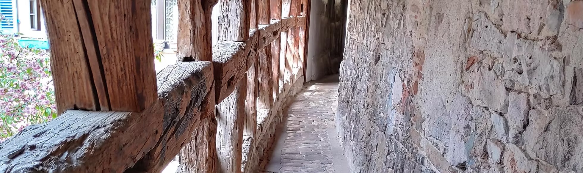 Historische Mauer in der Waiblinger Altstadt